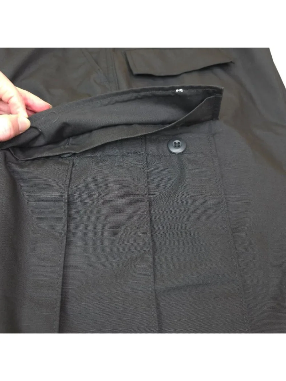 Propper Mens Black Tactical Cargo Pants 3XL R Adjustable Drawstrings & Pockets